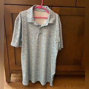 Southern Tide Boys Driver Finally Friday Printed Performance Polo XL 14